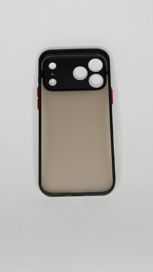 iPhone 17 Pro Max dėklas su permatoma nugarėlė