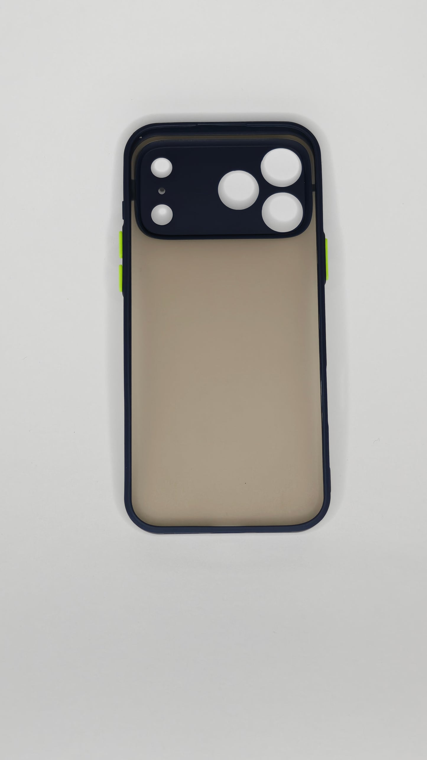 iPhone 17 Pro Max permatomas mėlynas dėklas