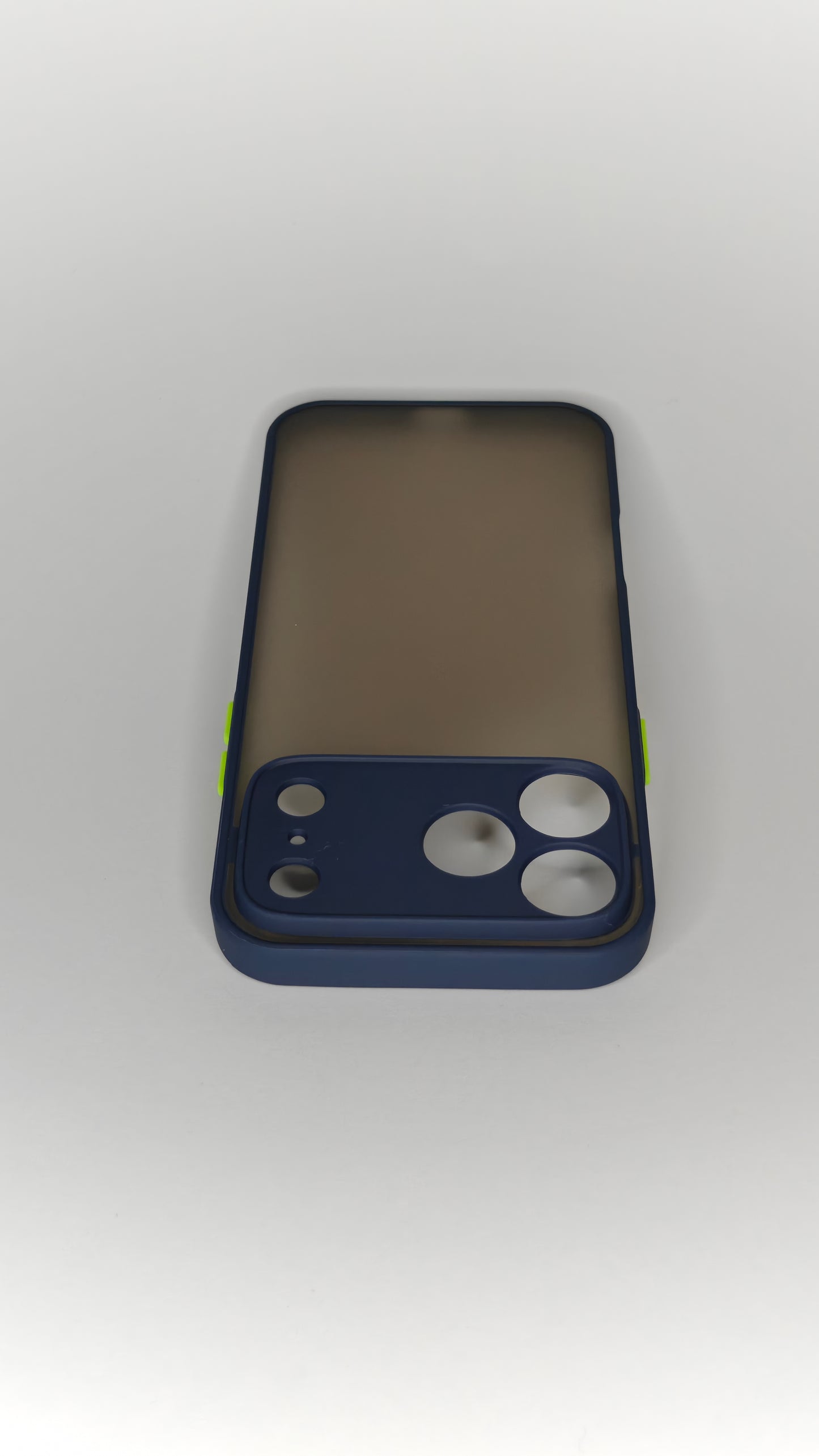 iPhone 17 Pro Max permatomas mėlynas dėklas
