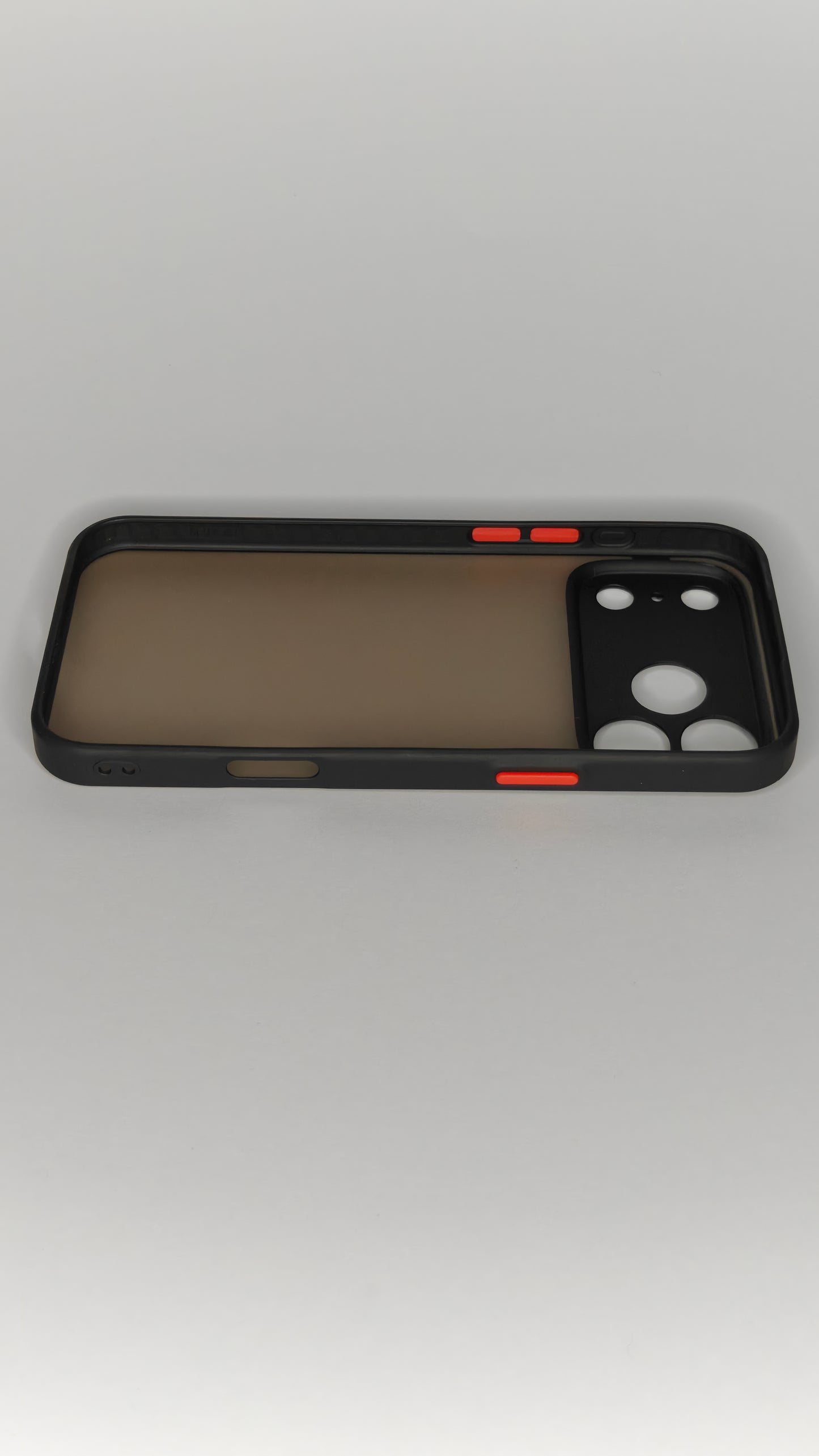 iPhone 17 Pro Max dėklas su permatoma nugarėlė
