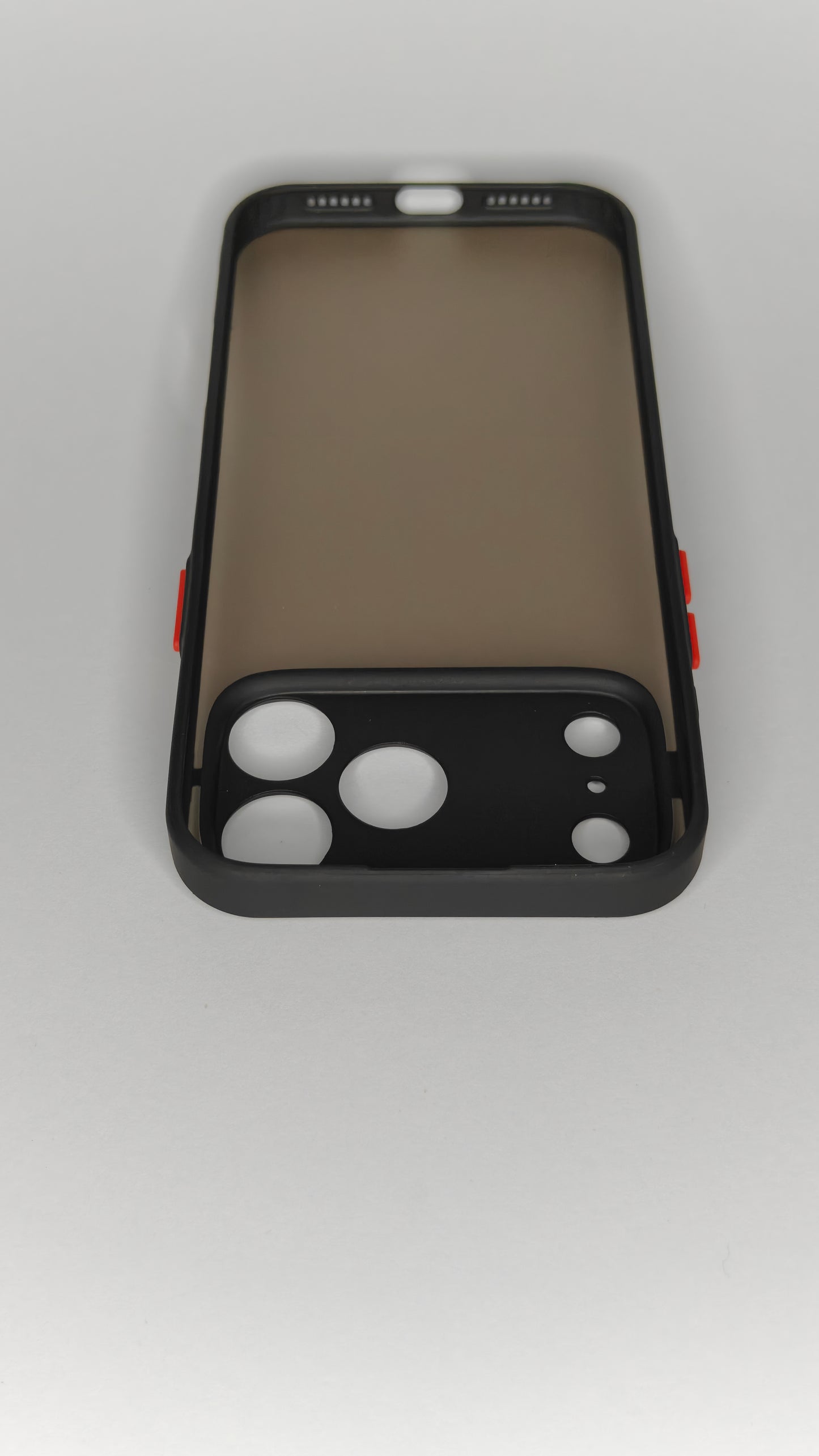 iPhone 17 Pro Max dėklas su permatoma nugarėlė