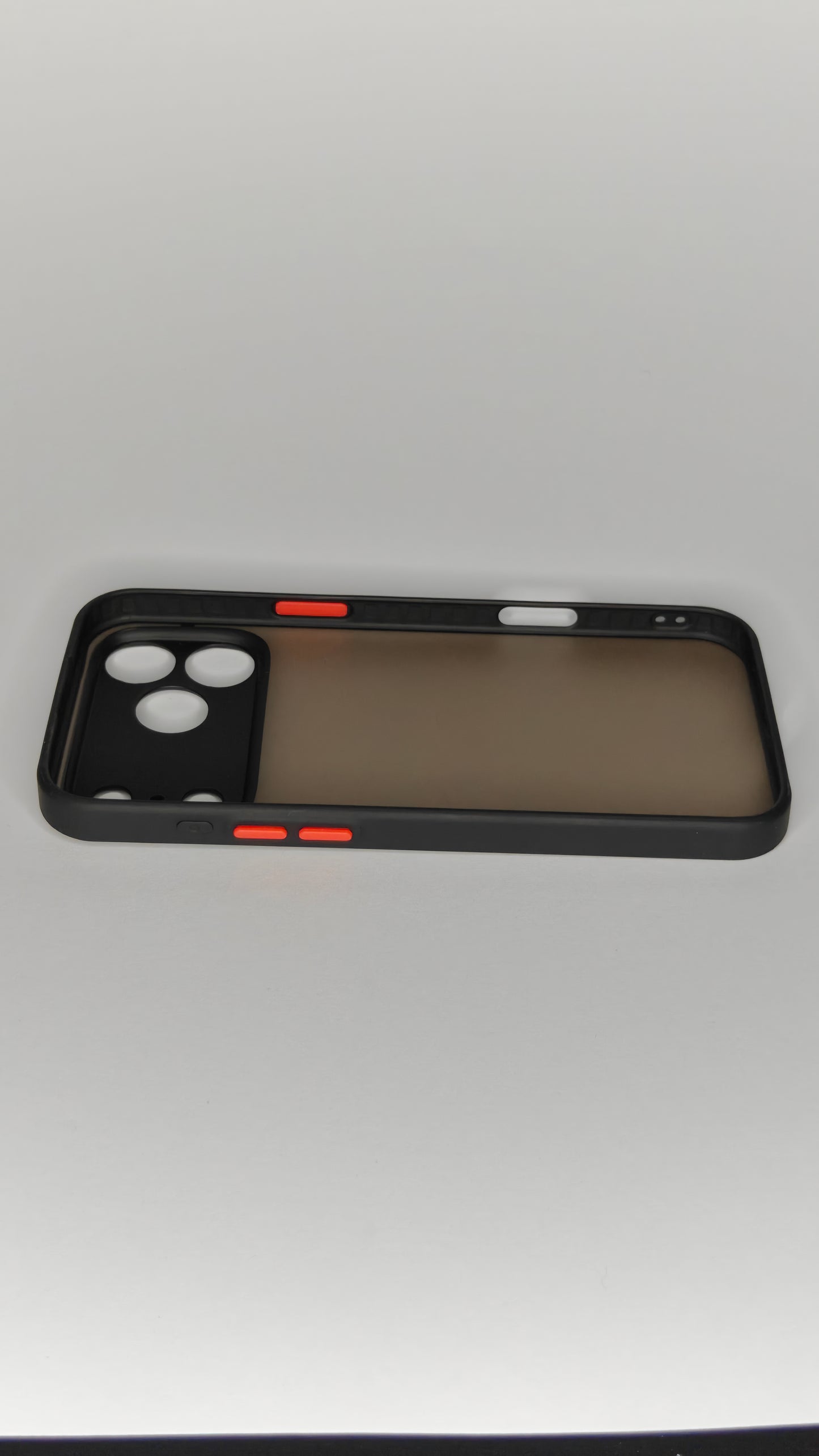 iPhone 17 Pro Max dėklas su permatoma nugarėlė