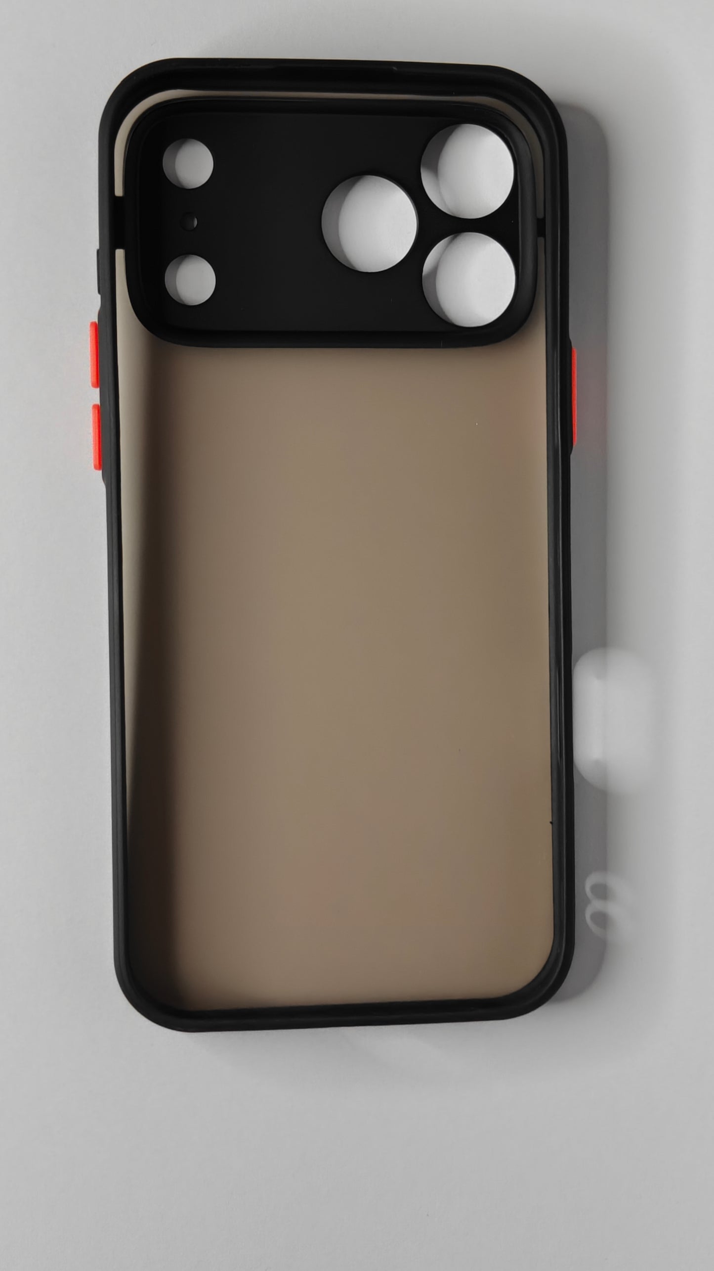iPhone 17 Pro Max dėklas su permatoma nugarėlė